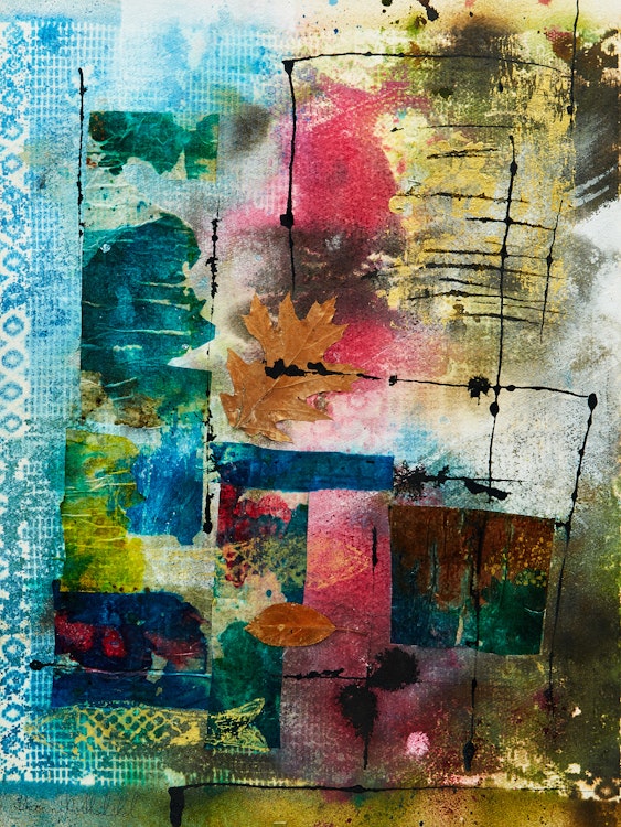 Artwork by Johanna Eleonore (Hanni) Rothschild, Untitled Abstract; Silver Sky