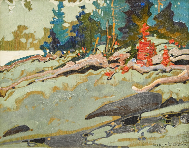Artwork by Robert Genn, Hardy Pattern