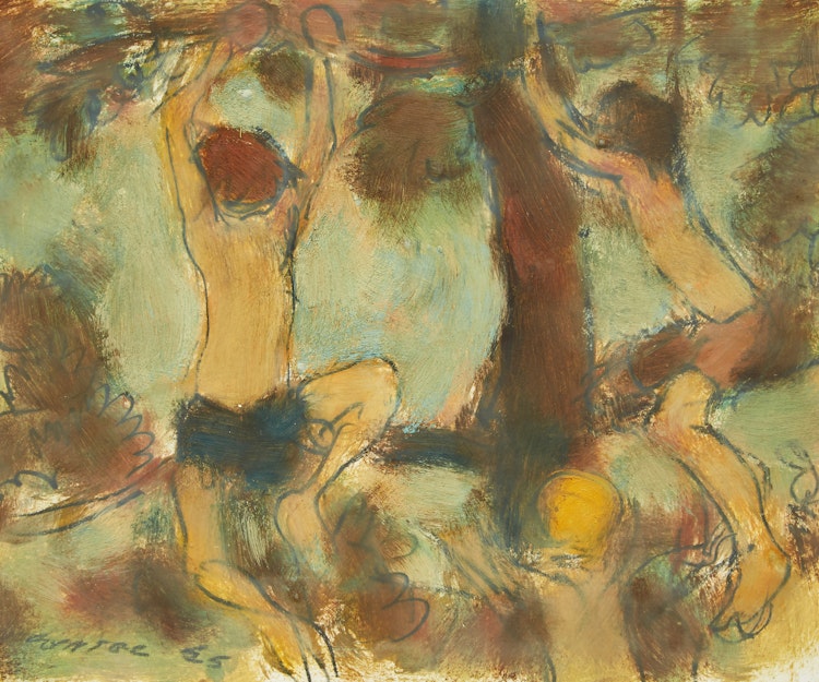 Artwork by William Arthur Winter, In the Trees