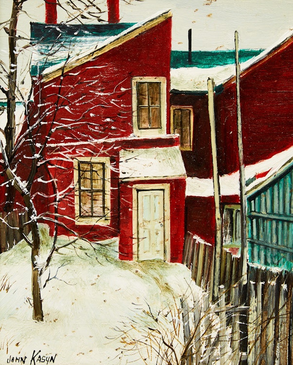 Artwork by John Kasyn, Hickory Street