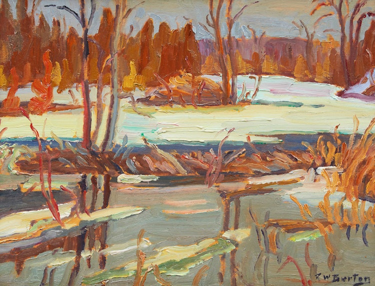 Artwork by Ralph Wallace Burton,  Beaver Dam, near Carleton Place, Ont. 