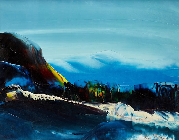 Artwork by René Gagnon, Anse des Roches