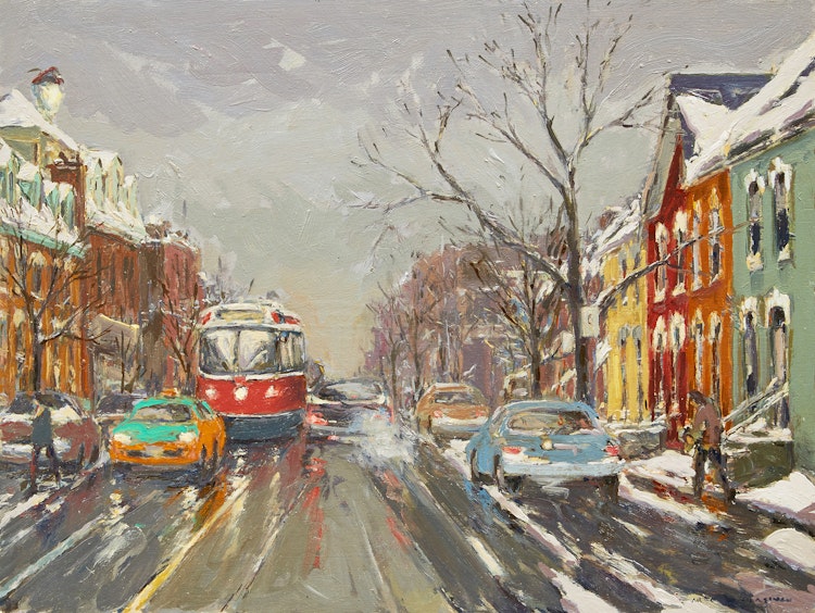 Artwork by Arto Yuzbasiyan, Queen St. East, Toronto