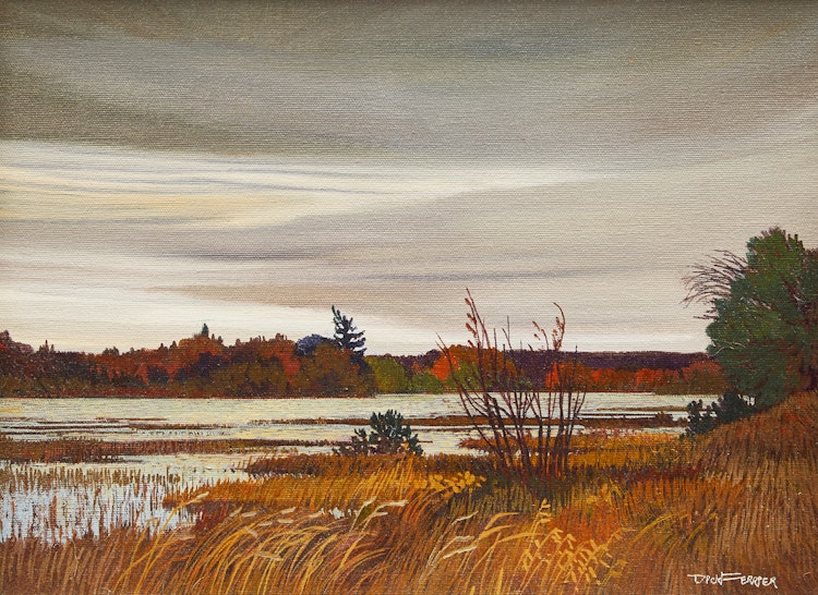 Artwork by Richard Ferrier, Lake of Bays, Baysville