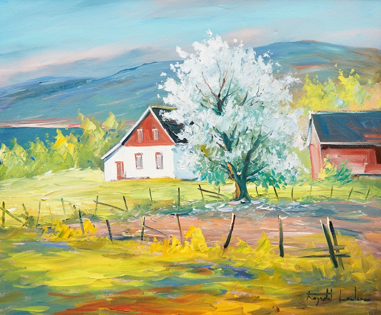 Artwork by Raynald Leclerc, Pommier en Fleurs