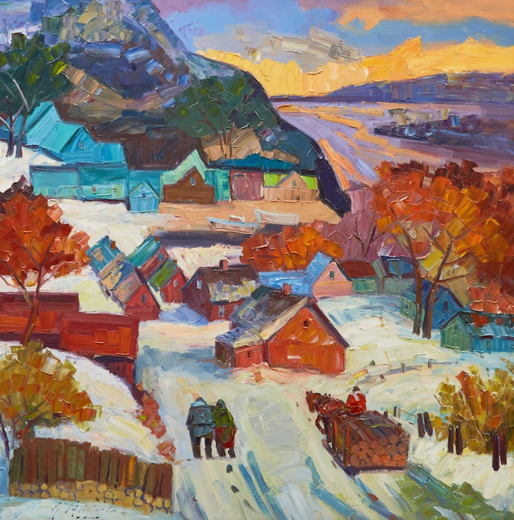 Artwork by Armand Tatossian,  Charlevoix