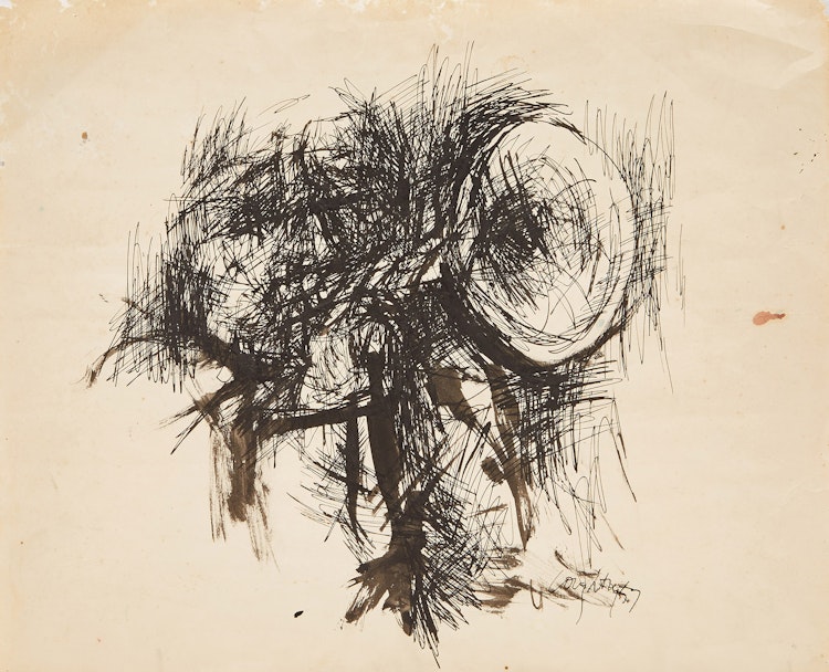 Artwork by John Graham Coughtry, Horn Player