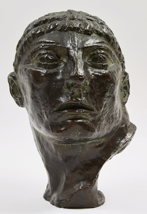 Artwork by Émile-Antoine Bourdelle,  Masque D’ Héraclès 