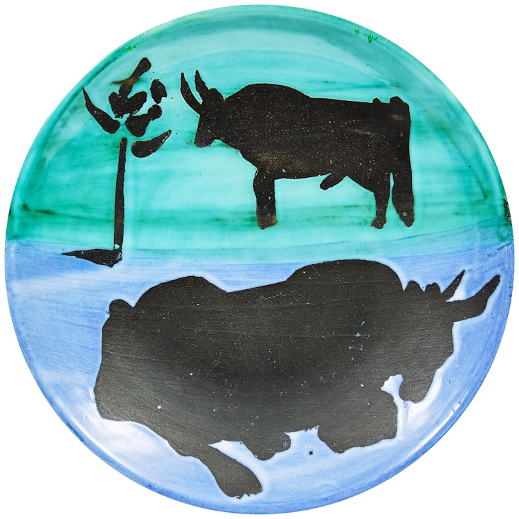 Artwork by Pablo Picasso, Toros (Ramié 161)