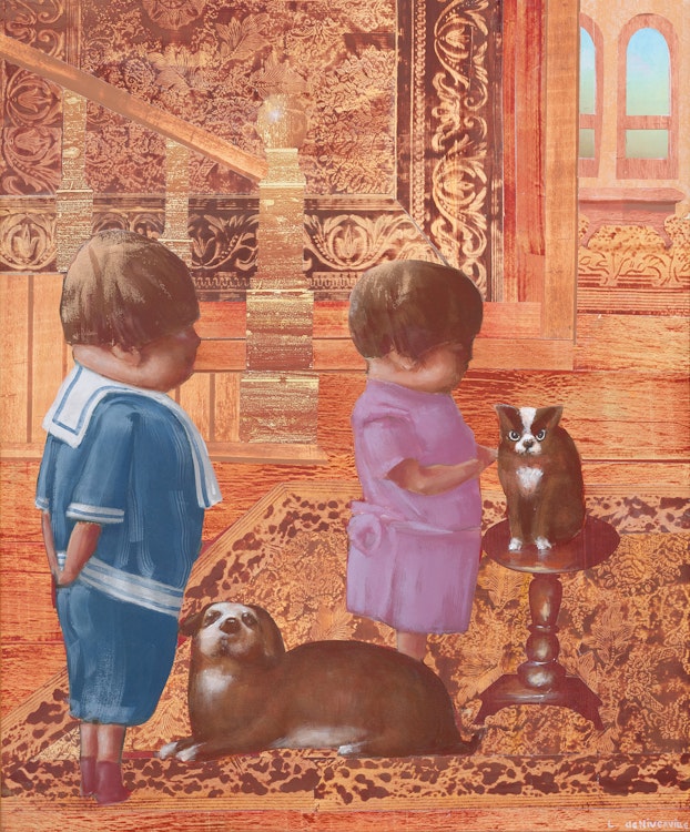 Artwork by Louis de Niverville, Les enfants du paradis