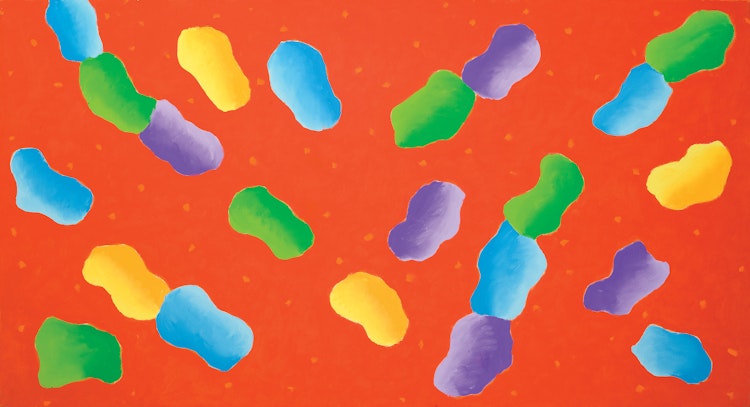 Artwork by Gershon Iskowitz, Orange II