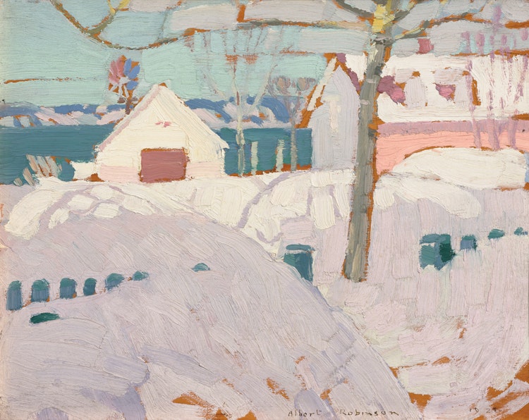 Artwork by Albert Henry Robinson,  Winter, Cacouna