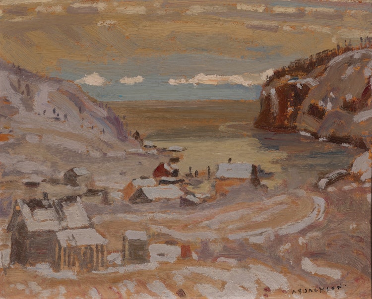 Artwork by Alexander Young Jackson, Coldwell, Lake Superior