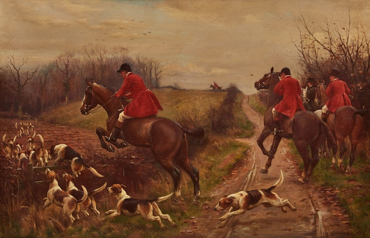 Artwork by John Sanderson-Wells, Full Cry