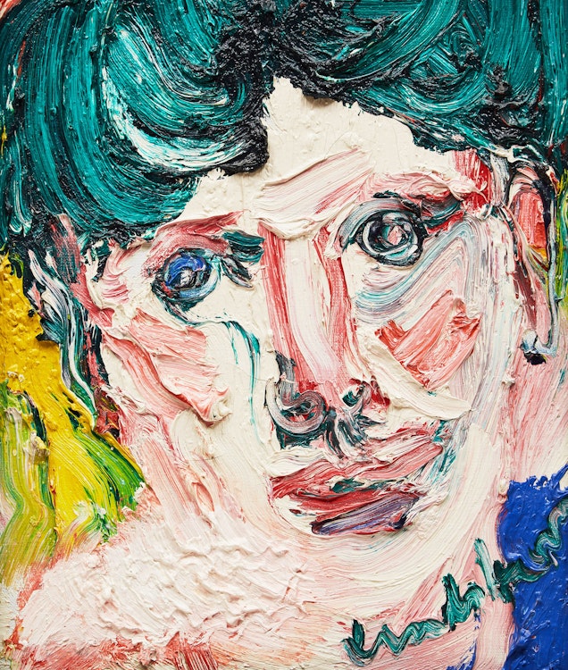 Artwork by Bengt Lindström, Untitled (Portrait)
