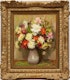 Thumbnail of Artwork by Marcel Dyf, Flowers in a Grey Vase