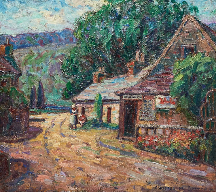 Artwork by Hortense Mattice Gordon, Roseneath Post Office