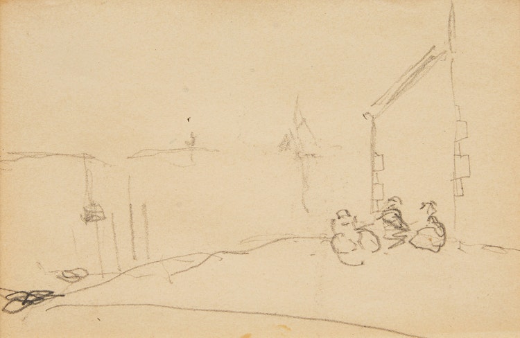 Artwork by James Wilson Morrice, On the Lagoon, Venice; Ducal Palace, Venice (from the Riva Degli Schiavoni”
