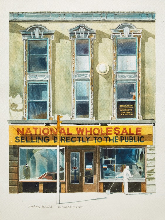 Artwork by William Griffith Roberts, 46 Yonge Street