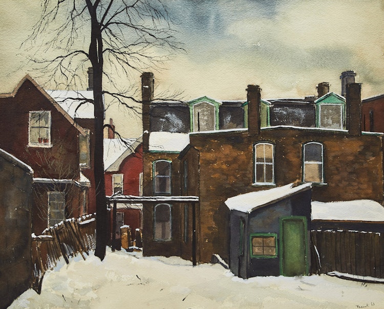 Artwork by Albert Jacques Franck,  Toronto Houses