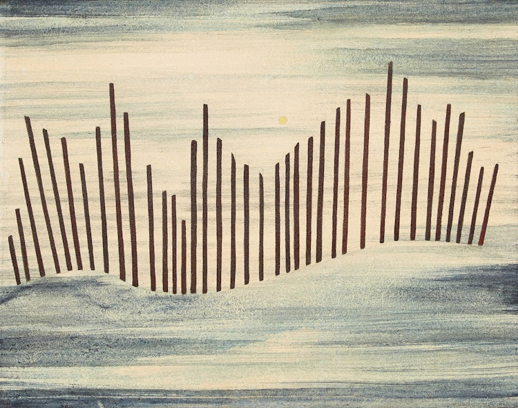 Artwork by Gordon McKinley Webber, Highway #10, Montana