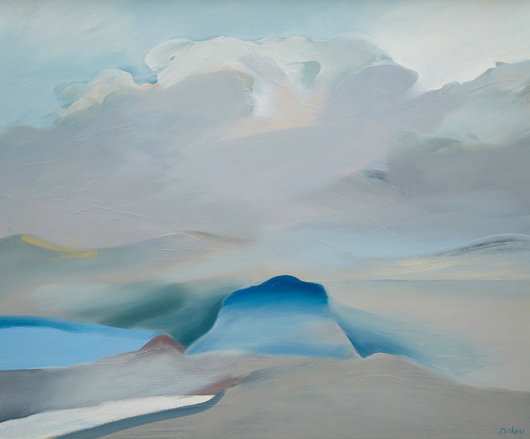 Artwork by Toni Onley, Blue Stone