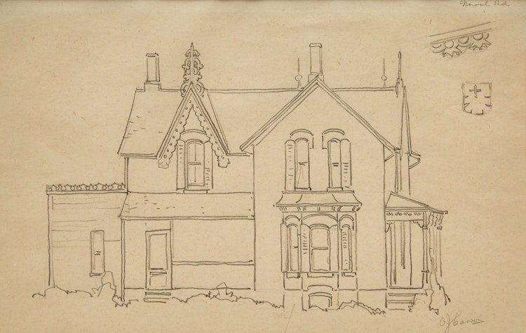 Artwork by Alfred Joseph Casson, Norval Road