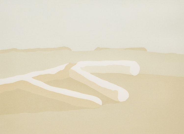 Artwork by Toni Onley, China Beach; River Rock