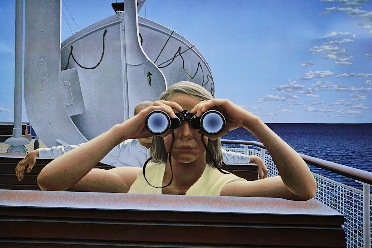 Artwork by David Alexander Colville,  To Prince Edward Island