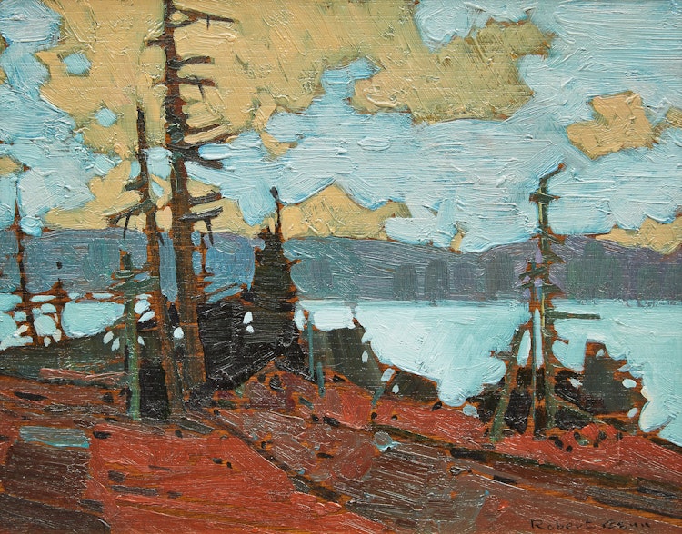 Artwork by Robert Genn, Paysage, Galiano West