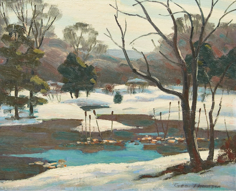 Artwork by George Thomson,  A March Scene