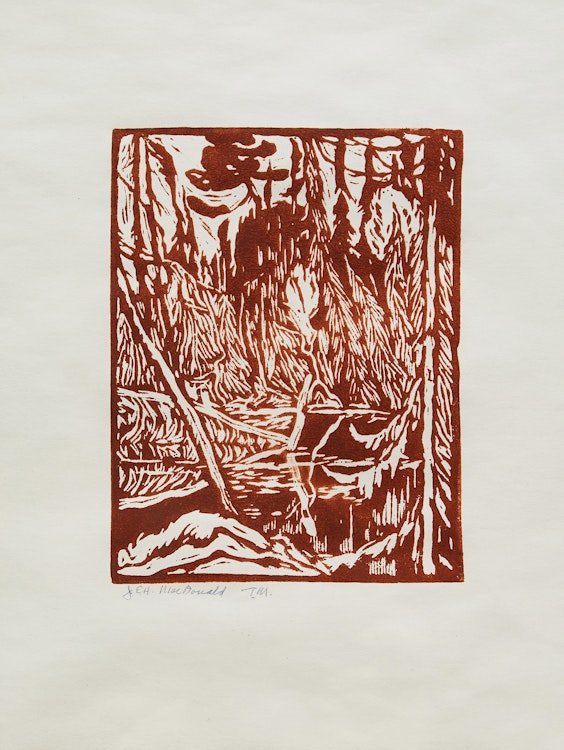 Artwork by James Edward Hervey MacDonald, Untitled (Beaver Pond, Algoma)
