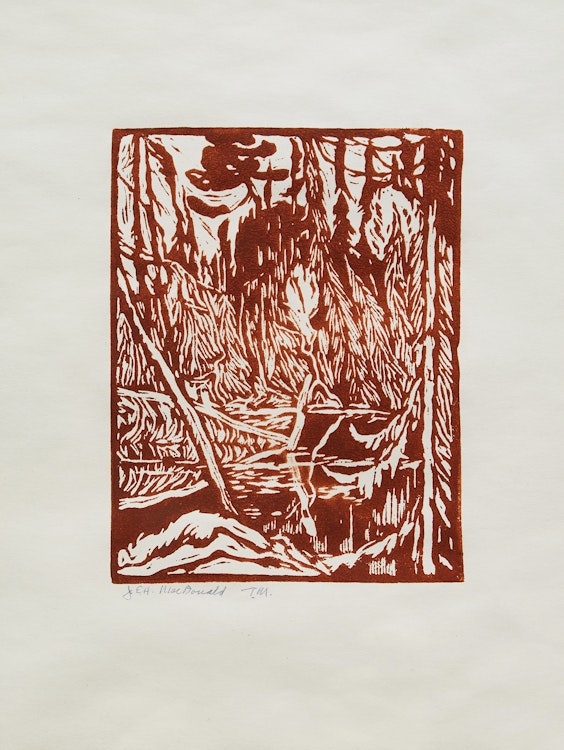 Artwork by James Edward Hervey MacDonald,  Untitled (Beaver Pond, Algoma)