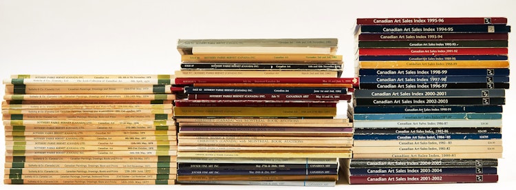 Artwork by  Books and Reference,  A Large Collection of Auction Catalogues and Publications