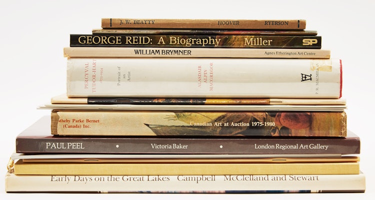 Artwork by Books and Reference, Fifteen Canadian Art Reference Books and Catalogues