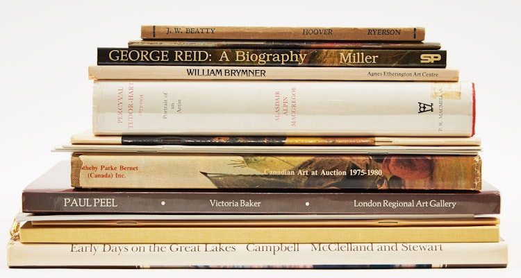 Artwork by  Books and Reference,  Fifteen Canadian Art Reference Books and Catalogues 