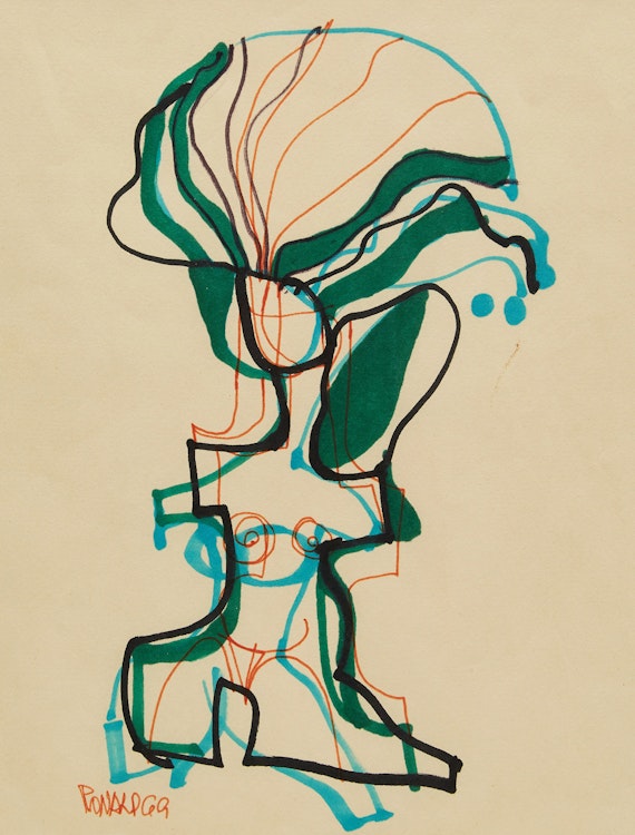 Artwork by William Ronald, Nude (HMR-051)