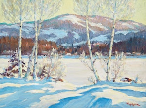 Artwork by William Thurston Topham, Val Morin, Winter