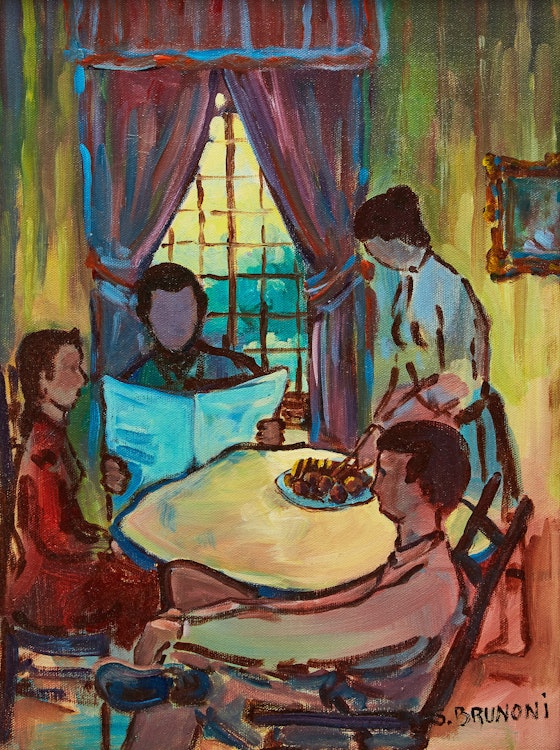 Artwork by Serge Brunoni, Quietude familiale