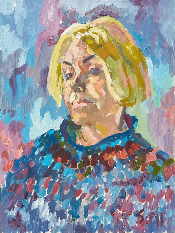 Artwork by Gerald William Scott, Portrait of Joyce Scott