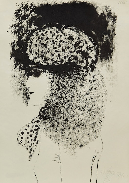 Artwork by Harold Barling Town, Polka Dot Lady
