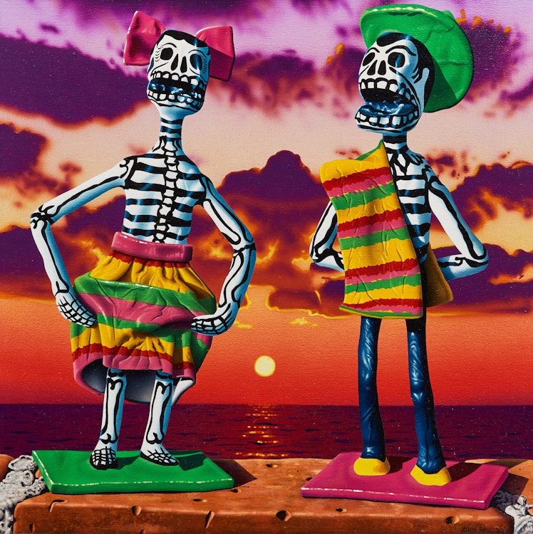 Artwork by John Hall, Tlaxcala