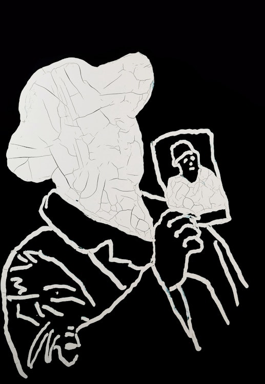 Artwork by Balint Zsako, Drawn Negatives