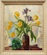 Thumbnail of Artwork by Edith Grace Coombs, Yellow Tulips and Iris