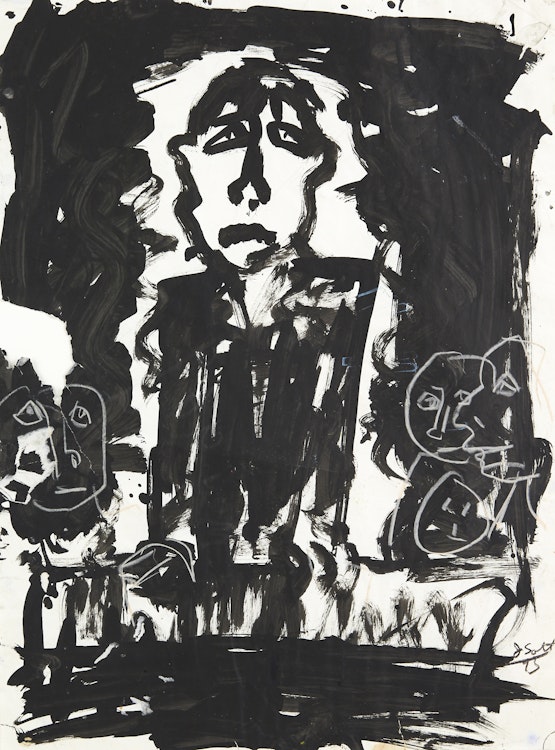 Artwork by John Scott, Figure in Suit