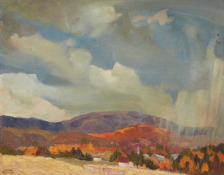 Artwork by Joachim George Gauthier, Rain Shower, Combermere