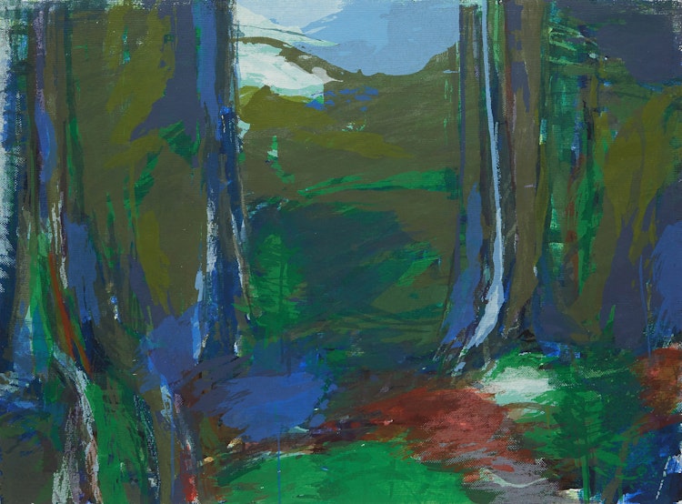Artwork by Gordon Appelbe Smith, Forest Skedans