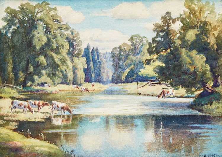 Artwork by Frederick Henry Brigden, Untitled Landscape