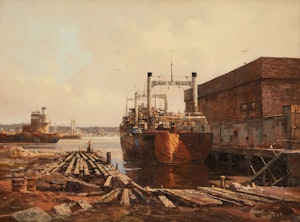 Artwork by Dusan Kadlec, Purdy’s Wharf