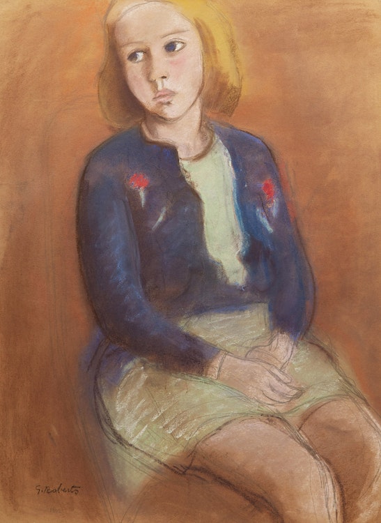 Artwork by William Goodridge Roberts, Young Girl